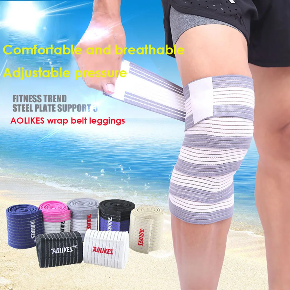 Aolikes 1 unids bandagem elastica knee protector deporte Cintas kinesiologic Elastic Band joelheira vendas para deporte Aolikes 1 unids bandagem elastica knee protector deporte Cintas kinesiologic Elastic Band joelheira vendas para deporte