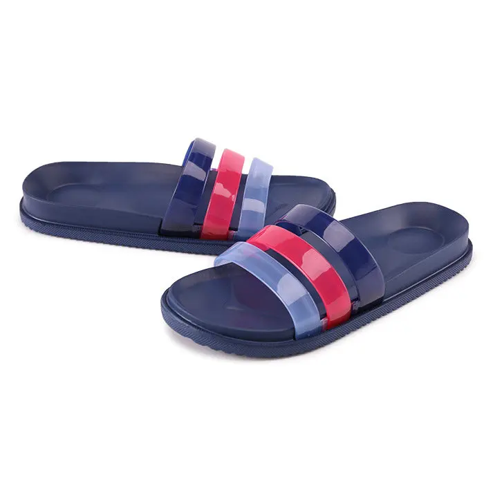 Hot Selling Men Slides Summer Beach Cool Men Outdoor Indoor Dual Purpose Flat Slipper Bathroom Antiskid Slippers (12)