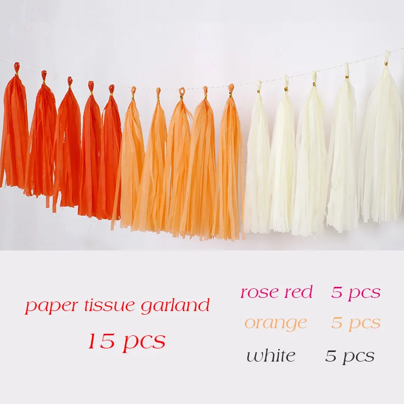 tissue garland color 14 