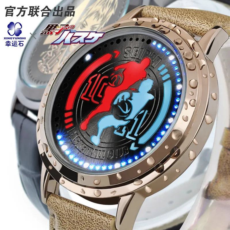 

[Kuroko no Basket] LED Watch Waterproof Touch Screen Figure Anime Character Watches Kids Cosplay Akashi Seijuro Kagami Sport