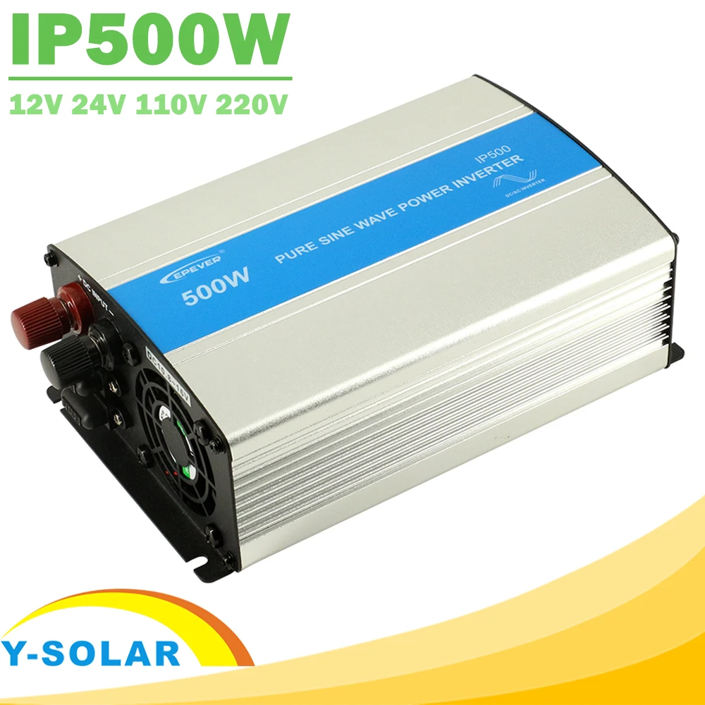 EPever IPower 500W 12V 24V DC Solar Panel Off Grid Tie Inverter 110V 220V AC ausgang Reiner Sinus Solar Inverter mit Lüfter Kühlen EPever IPower 500W 12V 24V DC Solar Panel Off Grid Tie Inverter 110V 220V AC ausgang Reiner Sinus Solar Inverter mit Lüfter Kühlen