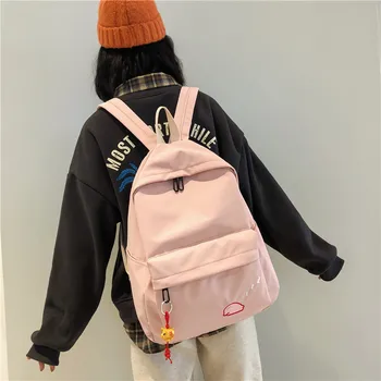 

The schoolbag female version of Harahara Ulzang High School student shoulder pack 2018 new INS super hot Chi backpack