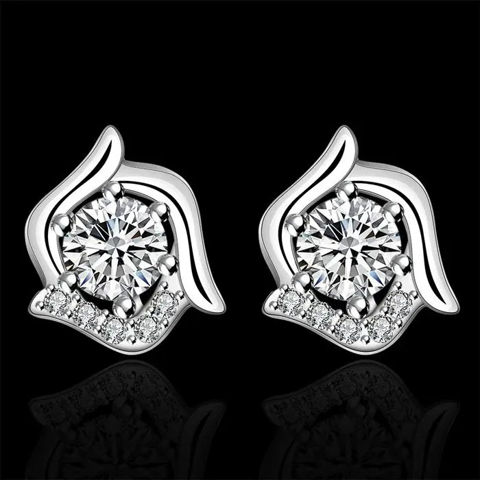 Wholesale 925 sterling silver earrings , 925 silver fashion jewelry