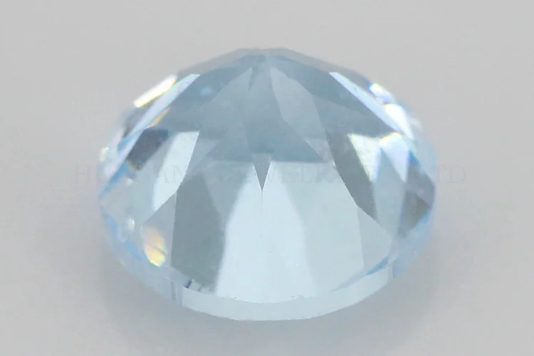 Небесно-Голубой топаз натуральный драгоценный камень круглой формы с огранкой размер 1,0~ 10 мм для изготовления ювелирных изделий своими руками