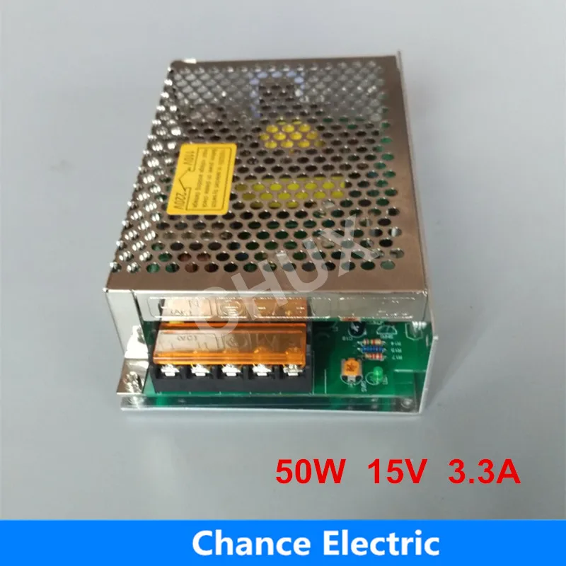 

CHUX 50W 15V 3.3A Power Supplies DC AC Single Output LED Switching Power Supply