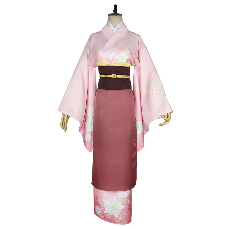 Konohana Kitan костюмы для косплея Yuzu Ren Sakura Yukata кимоно платье карнавал Взрослый