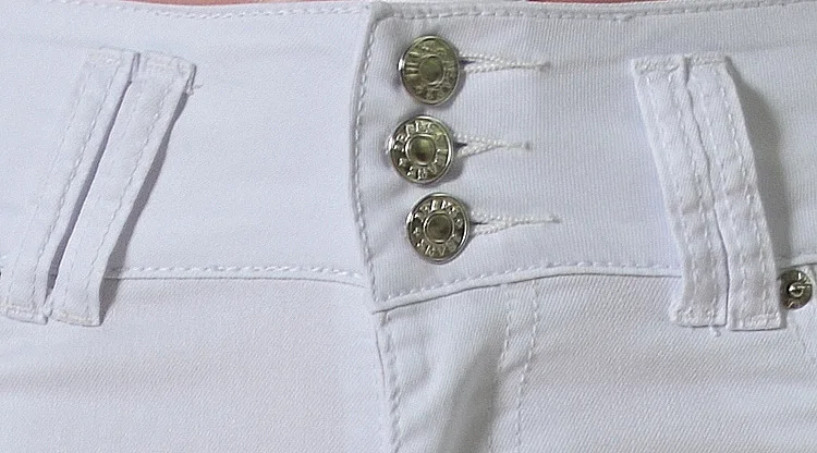 2018 джинсы женщина Высокая Талия Однобортный Для женщин белые джинсы джинсовые штаны Oversize Для женщин обтягивающие джинсы узкие брюки