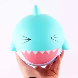 Лидер продаж 15 см радостное розовый животных акула мягкая Squishyed игрушка замедлить рост Squeeze игрушки стресса подарки для детей детский