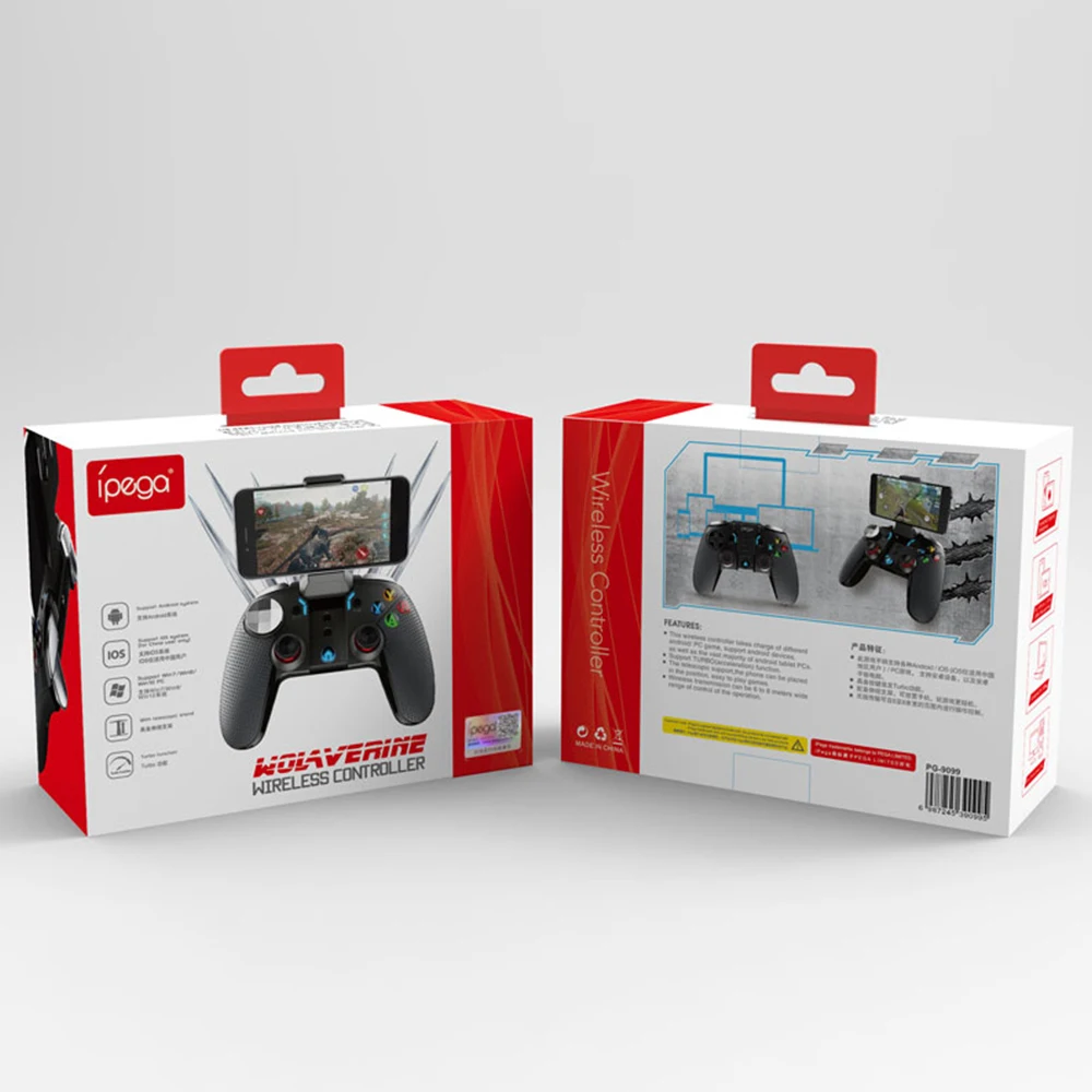  Ipega PG-9099 wireless Bluetooth game controller Gamecube telescopic PUBG game controller BT4.0 for