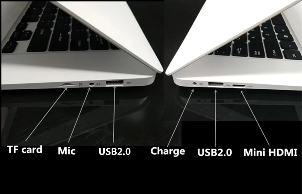  Windows10 Free Postage 14 inch Laptop  In-tel  X5-Z8300 4G 64GB SSD Quad Core Wifi Webcam tablet SD card PC notebook Computer 