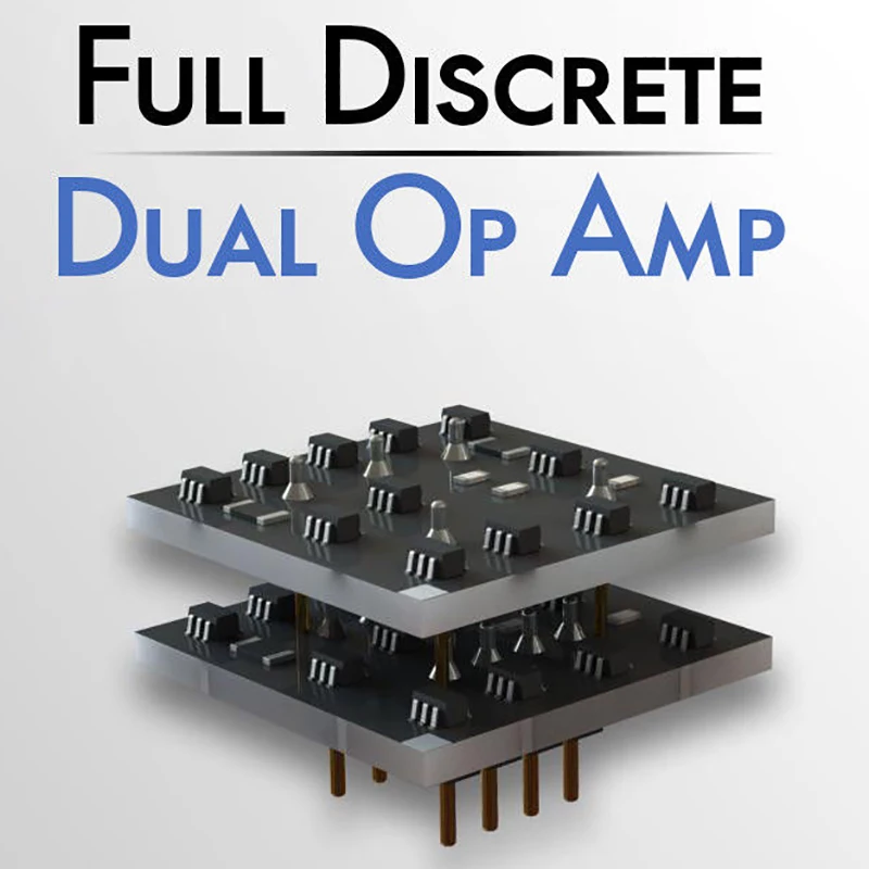 Sx35B Dual Discrete Op Amp Chip Module Hifi Audio Preamp Board Replace Muses02