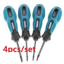 4 шт. CR-V Треугольники Набор отверток с нескользящей подошвой из термопластичной резины на Ручка 1,8/2,0/2,3/3,0 мм хром-ванадиевой стали для электрических Приспособления