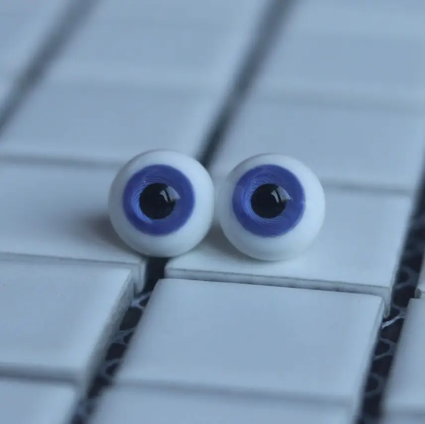

The size of BJD doll is 1/4 1/6 1/8 1/12 and the special color for the doll is violet blue glass eye doll accessory HB03