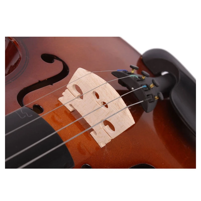 ABGZ-4/4 полный размер естественная акустическая Скрипка чехол с бантом канифоль