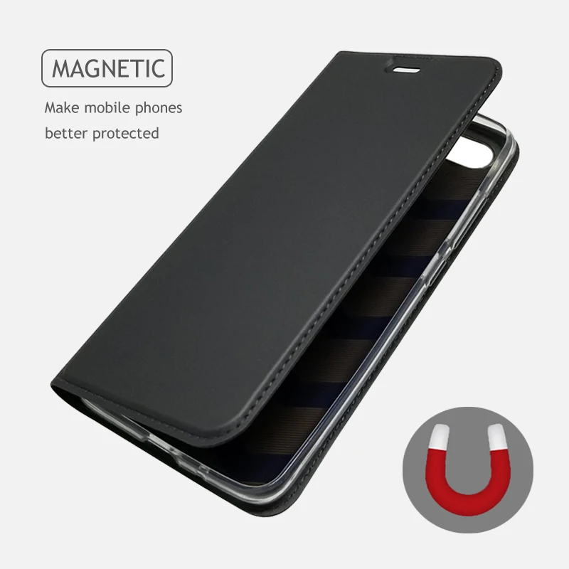 ل Redmi 6A حالة لينة بو حامل كتاب حافظة للبطاقات فتحة محفظة جلدية فليب حالة ل Xiaomi Redmi6A Redmi 6A 6 برو حالة كوكه جديد