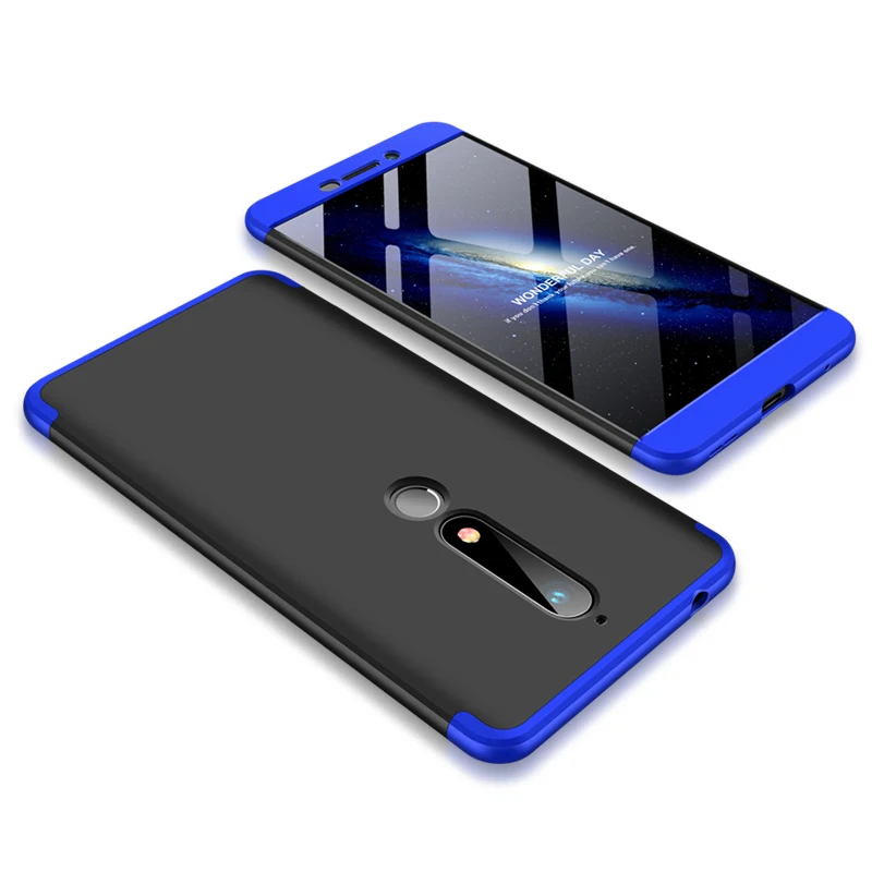 Full Protective Case For Nokia 6 2018 Case For Nokia 6.1 Case 360 Protected for Nokia 6 2018 TA-1068 TA-1050 TA-1043 TA-1045 (12)