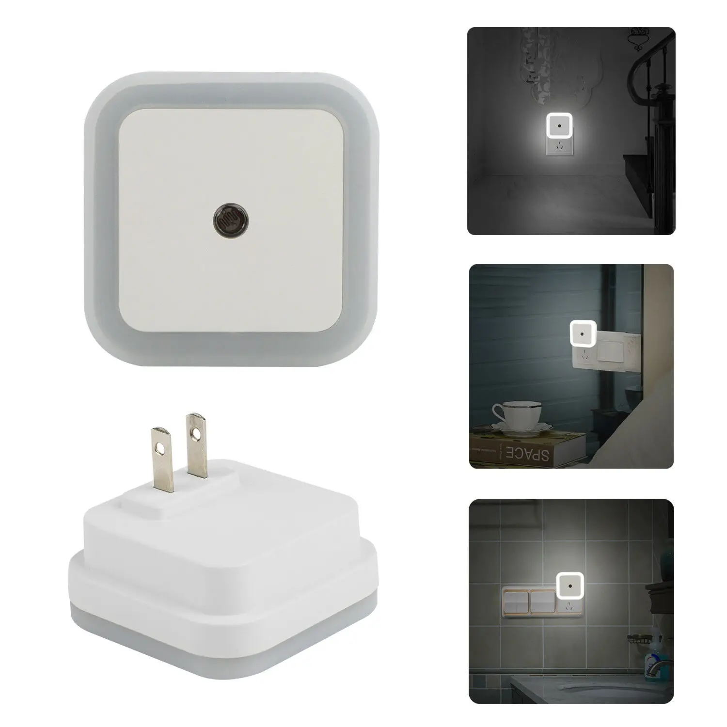 

Mini LED Night Light Sensor Control Night Light 110V 220V EU US Plug Energy Save Lamp For Living Room Bedroom Lighting Baby Gift