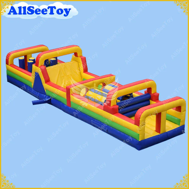 

Good Quality Commercial Use Inflatable Obstacle Course Inflatable Slide Assault Course Funny City for Kids