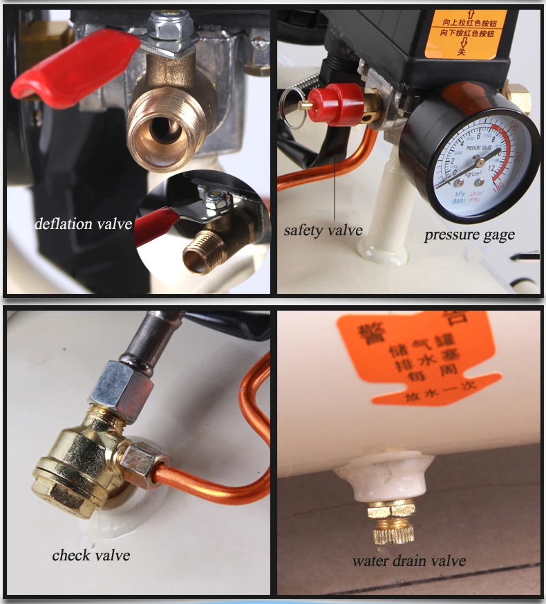 Мини воздушный компрессор, Медный двигатель, портативный воздушный компрессор, небольшой компрессор для покраски, безмасляный поршневой компрессор, насос