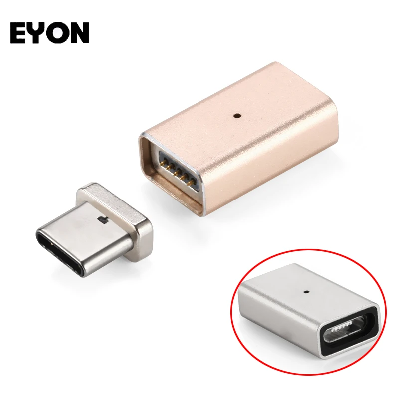 

EYON Magnetic Adapter Micro USB Female to Type C Male Charger For SAMSUNG Note 8 S8 Xiaomi Mi6 5S Mix 2 Huawei P10 Oneplus 3T 5