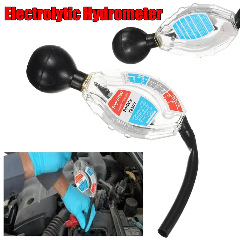 

Battery Tester Electronic Indicator Load Car Hydrometer Density Van Bike Level Power Supply Meter-Checker