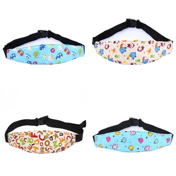 

1pcs Baby Stroller Safety Holder Belt Cute Safety Baby Kids Car Seat Sleep Nap Aid Head Band Support Holder Belt Pad Strap