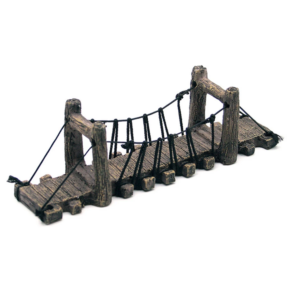 

Aquarium Fish Tank Decoration Artificial Mountain Bridge Underwater Ornaments