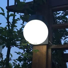 Светодиодный светильник настенный светильник Открытый водонепроницаемый здание внешние ворота балкон сад двор крыльцо Светильник ing PMMA круглый шар