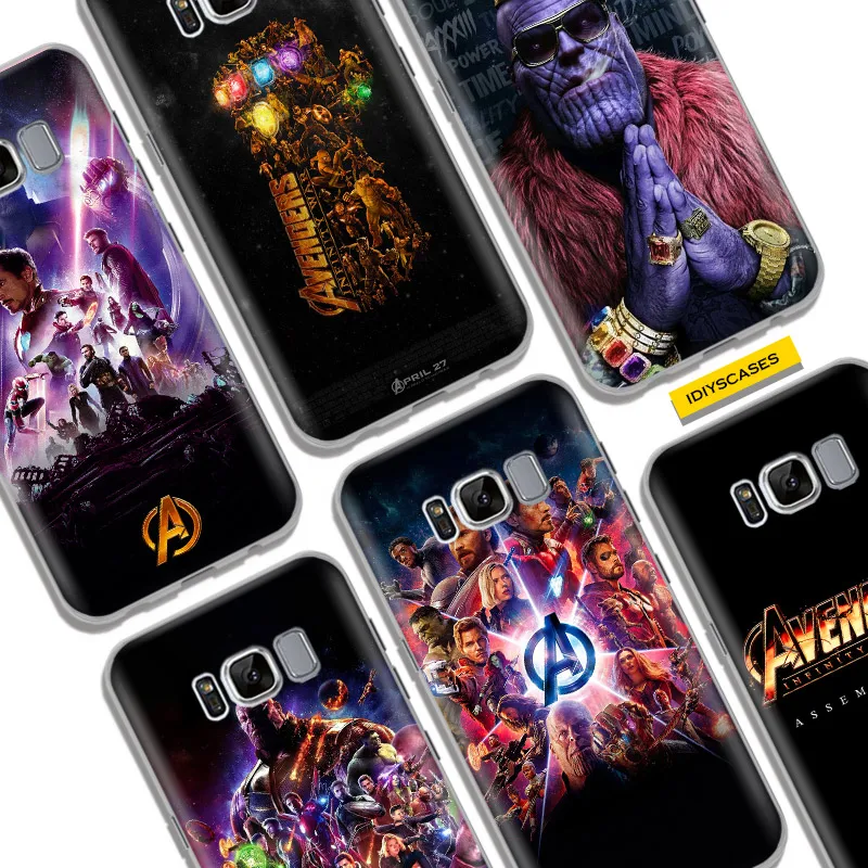 

MCU Avengers 3 infinity war Phone Case Cover Shell For Samsung Galaxy S5 S6 S7 Edge S8 S9 Plus Note 8 4 5 A5 A7 J5 2016 J7 2017