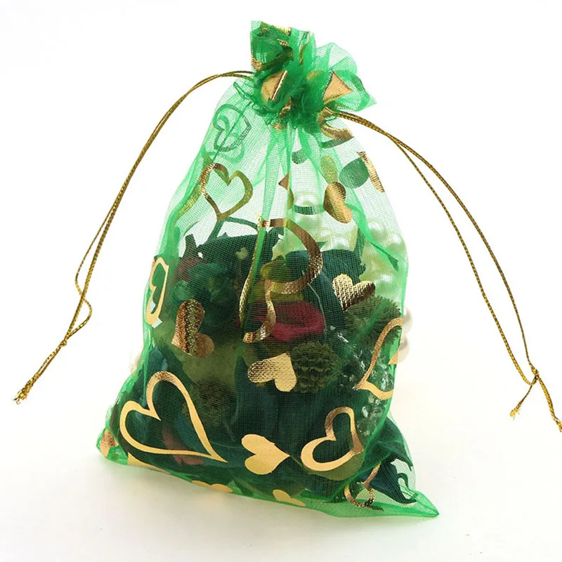 green-gold heart