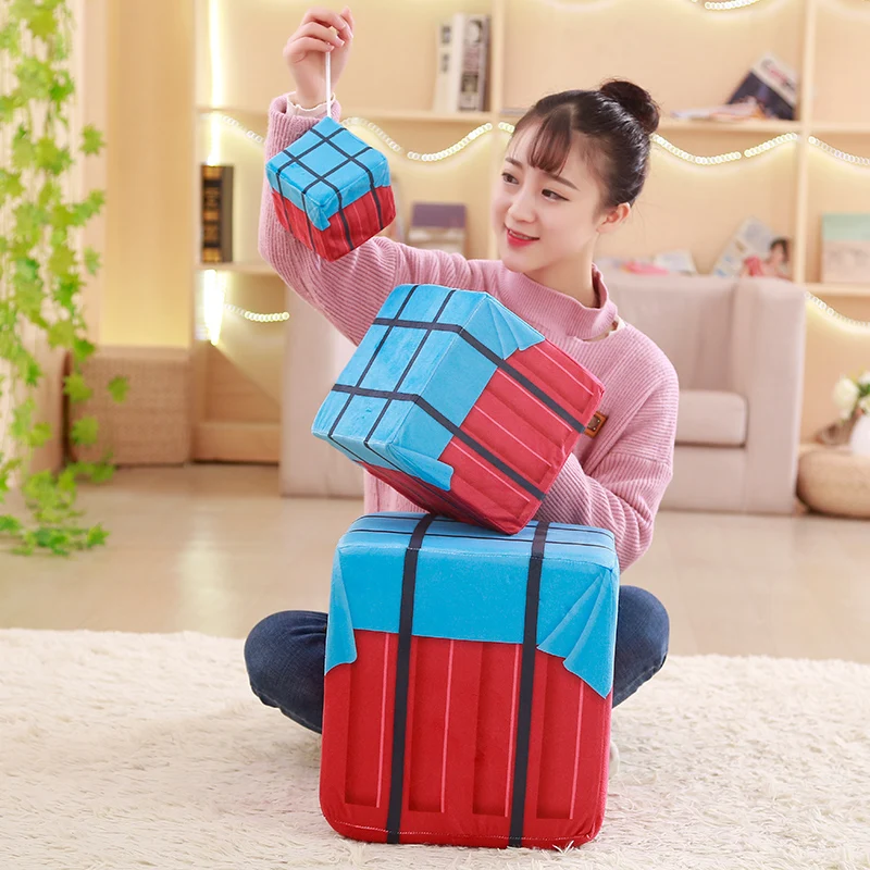  PLAYERUNKNOWN'S BATTLEGROUNDS cosplay pillow toy game PUBG steam Airdrop box storage box plush doll