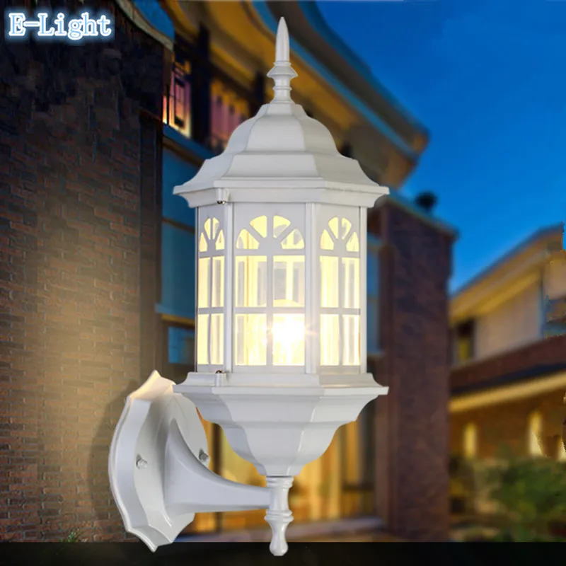 Bronze Waterproof Wall Lighting Courtyard Outdoor Garden Light Modern Outdoor Wall Lamps Balcony Corridor Vintage Bronze Lamp