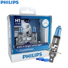 Philips Diamond Vision 9003 HB2 H4 12 V 60/55 W P43t 12342DVS2 5000 K холодный белый свет галогенная лампа для автомобиля фар Hi/lo луч(двойная упаковка