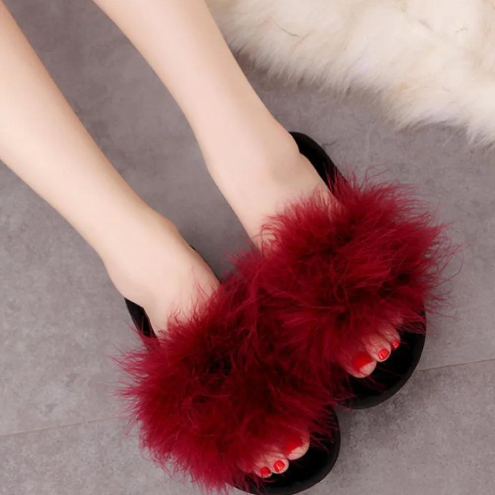 Chinelo com pelo em cima Clearance