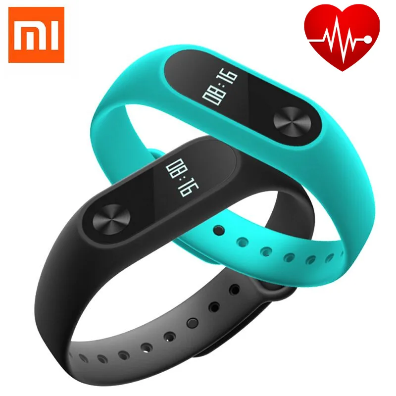 

Original Xiaomi Mi Band 2 OLED Screen Touch Operation Wristband Heart Rate Fitness Tracker Smart Bracelet Xiaomi MiBand 2