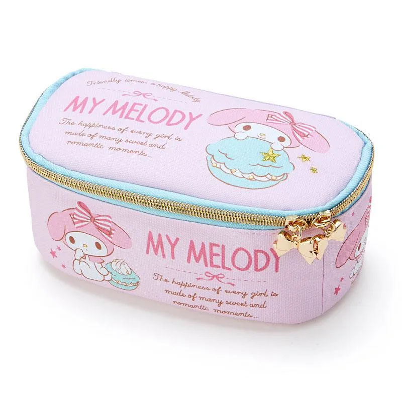 Милый мультяшный маленький близнец звезды My Melody холщовая косметичка женский красивый чехол хранение туалетных принадлежностей сумка - Цвет: My Melody