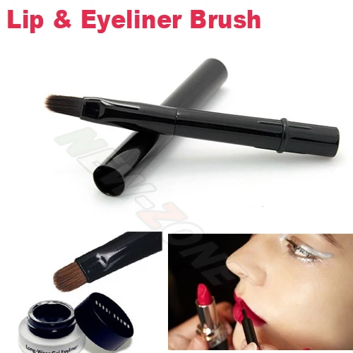 

Professional Lip Brush Eyeliner Brush with cover lipstick & eyeliner gel makeup brush