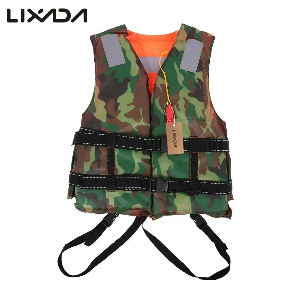 

Lixada Adult Buoyancy Flotation Swimming Life Jacket Vest Camouflage PFD Foam Boating Water Fishing Skiing Safety Jackets Vest