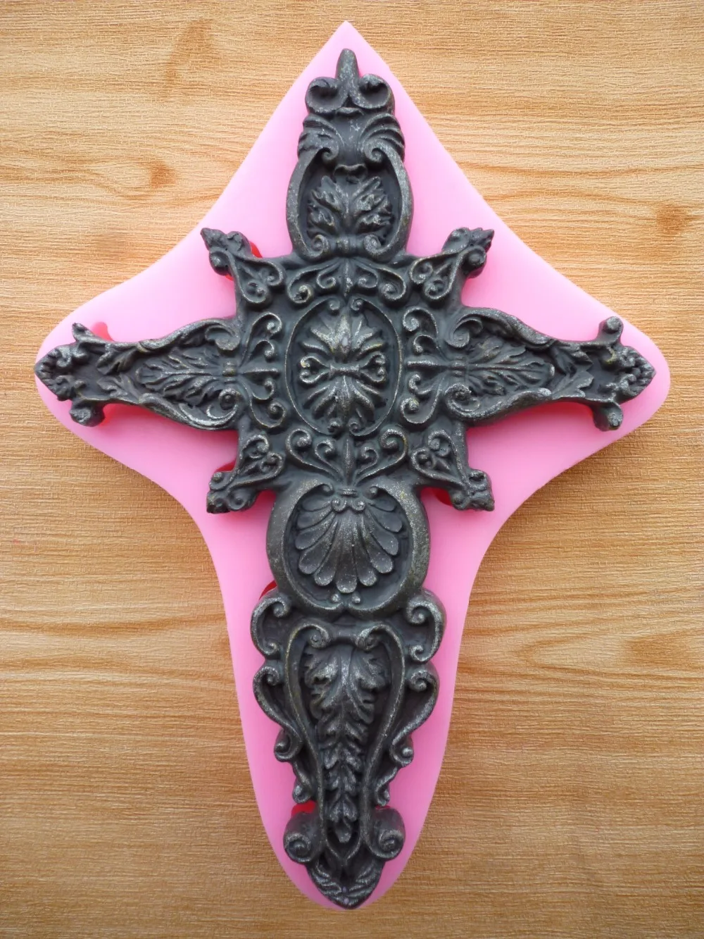 Римский узор Крест торт силиконовые формы, шоколад, конфеты, мыло Плесень