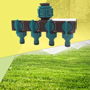 

4 Way ABS Multifunltion Garden Water Connectors Garden Host Splitter Faucet Irrigation Adapter Water Tap Connector