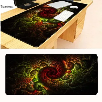 

Yuzuoan Free Shipping Art Texture Rubber keyboard Desk Gaming Mouse pad 900X400X4mm Large Lock Edges Soft/Rubber As Boy Gife
