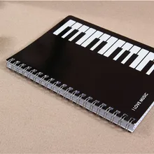 30 шт. отмечает клавиатуры фортепиано 32 К блокнота дневник музыка канцелярские