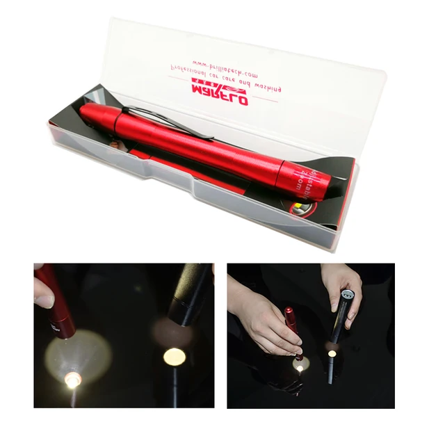 Marflo Car Paint Checking Swirl Finder Light Pen Lighter for Car Washing and Paint Finish Tools