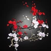 2pcs Plum Blossom Flower Applique Clothing Embroidery Patch Fabric Sticker Iron On Patch Craft Sewing Repair Embroidered ► Photo 2/6