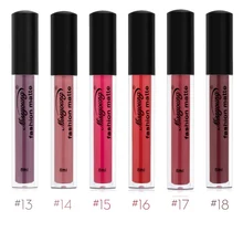 6 долговечные цвета водонепроницаемый темно-хаки красный жидкий карандаш матовая коричневая Помада Макияж антипригарная помада