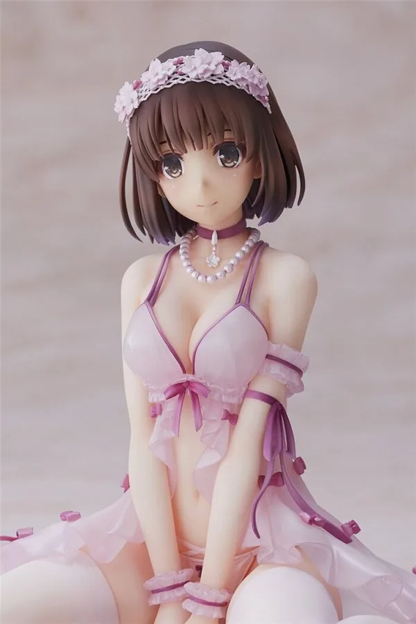 Фигурки аниме Saenai Heroine No Sodatekata Katou Megumi фигурки героев сидящие из ПВХ сексуальные