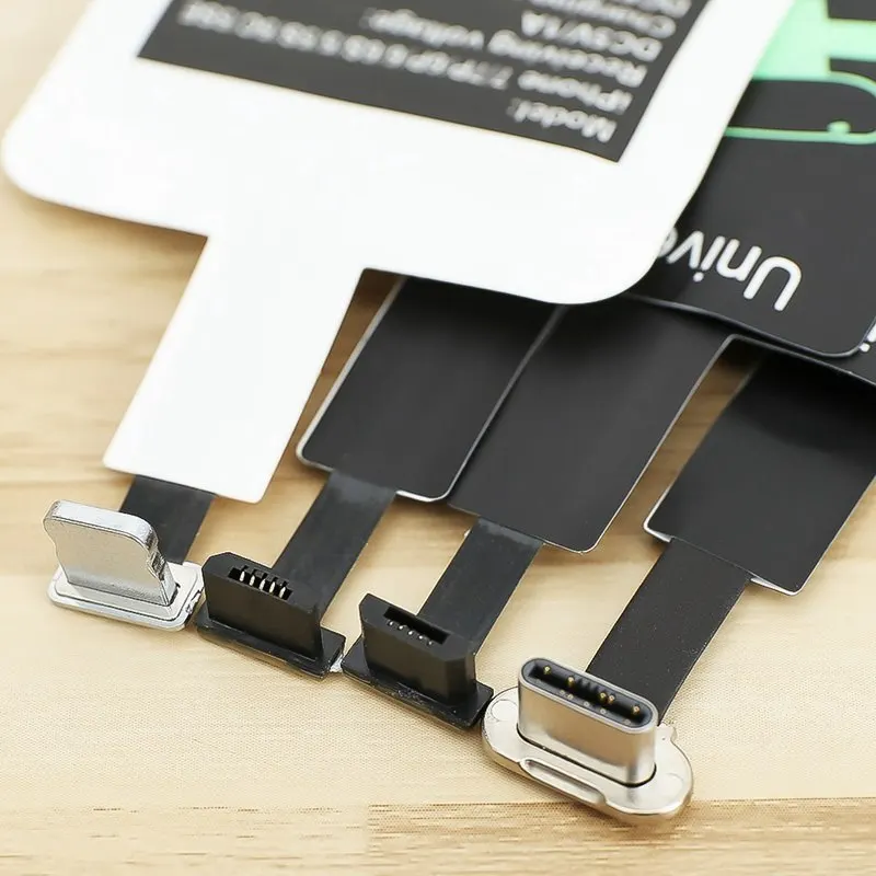 Беспроводной зарядный Модуль приемника Универсальный Android Qi Micro usb зарядка