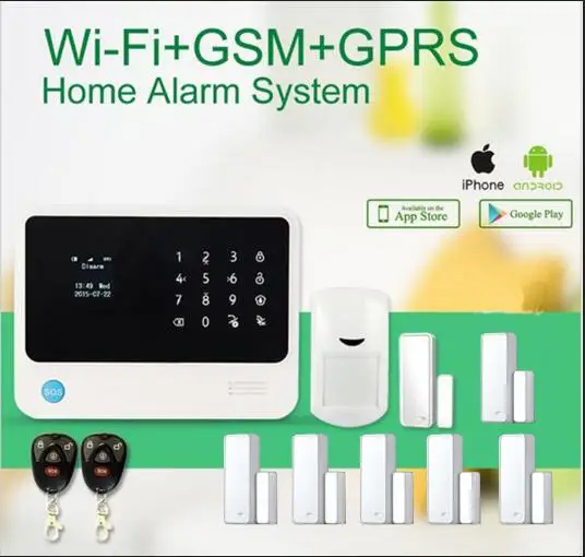 New version G90B Pus GSM Wifi smart home security alarm system APP remote control gsm wifi intruder alarm 433mhz burglar alarm New version G90B Pus GSM Wifi smart home security alarm system APP remote control gsm wifi intruder alarm 433mhz burglar alarm