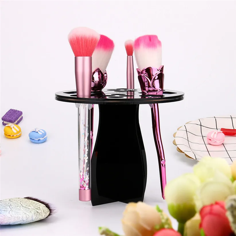 MAANGE Makeup Brushes 14 Hole Brush Dry Cosmetic Brush Holder Holder