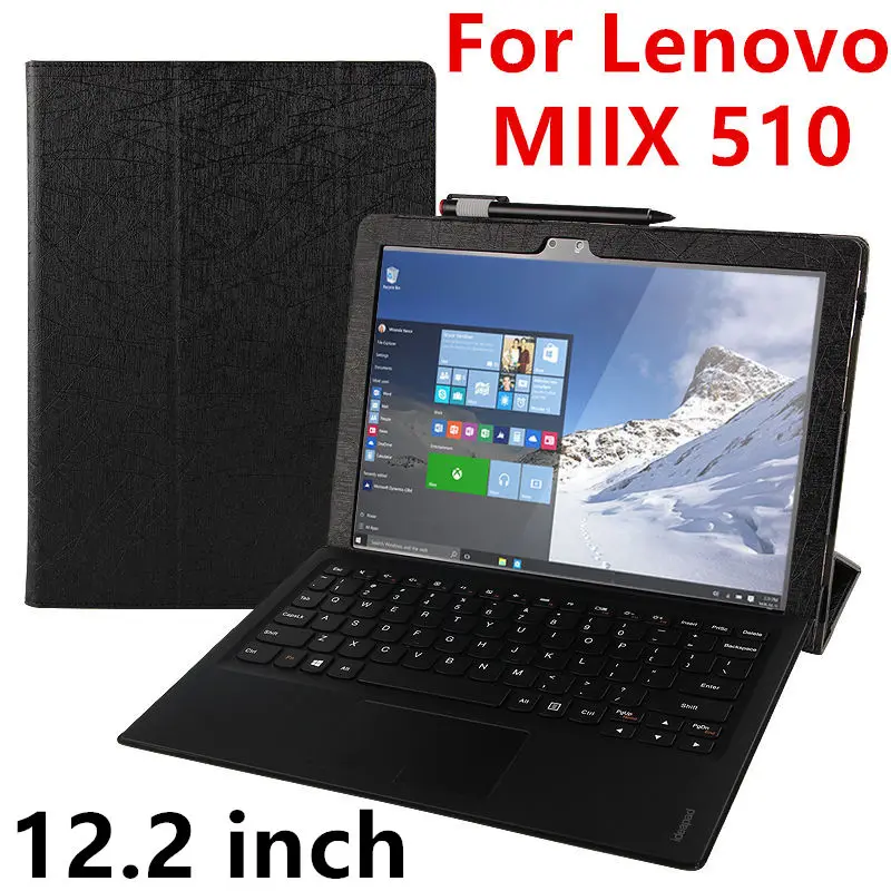 Case For Lenovo Ideapad MIIX510 Smart cover Leather